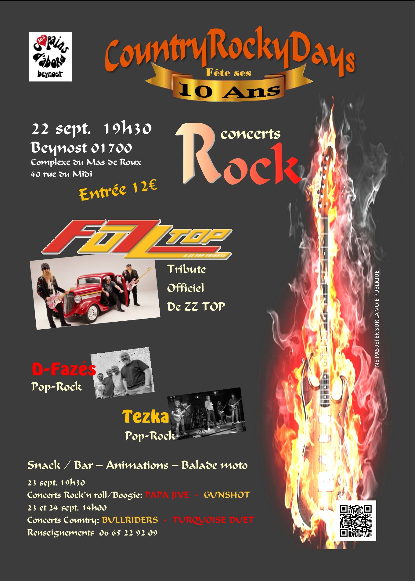 affiche rock 